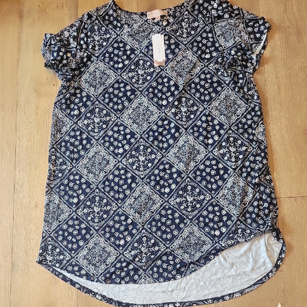 NWT Philosophy Navy Blue Plus Size 2x